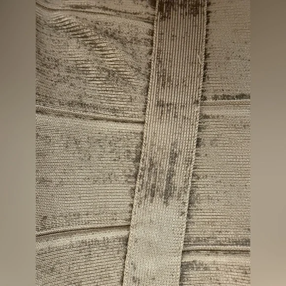 Herve Leger pencil gray distressed Skirt XS - Picture 4 of 7